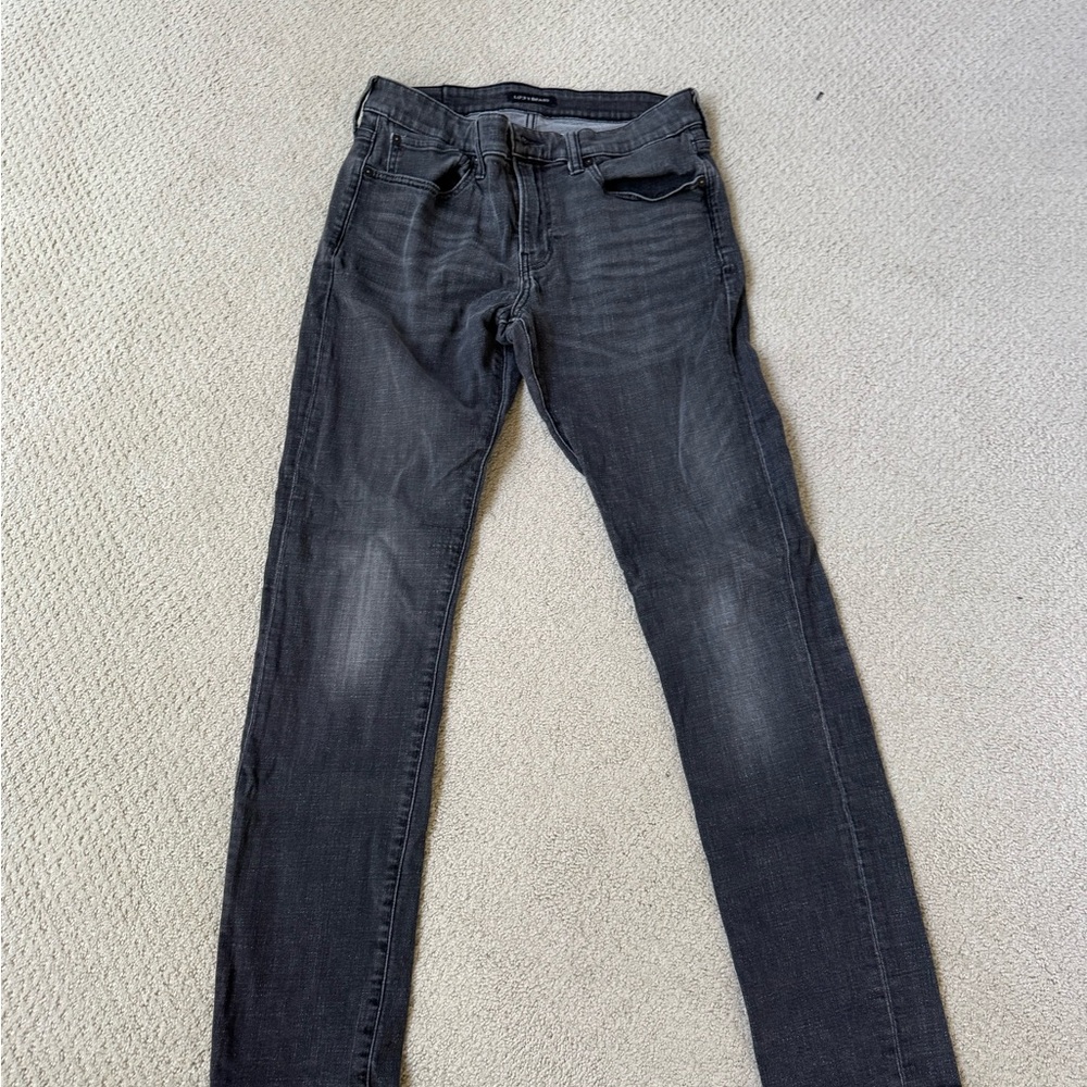 Lucky Brand Men's Dark Gray Skinny Jeans